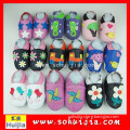 2015 new design cheap hot sale colorful animal shape soft flat embroidered cool baby shoes